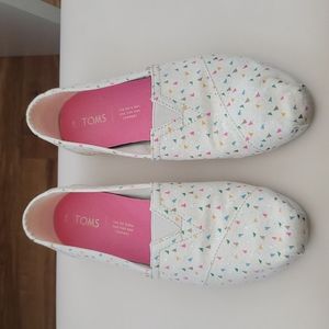 Cream/Confetti Toms
